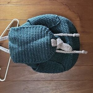 Crochet backpack
